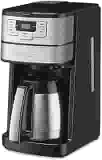 Cuisinart Cafeteira de 10 xícaras de moagem automática DGB-450, preta/prata