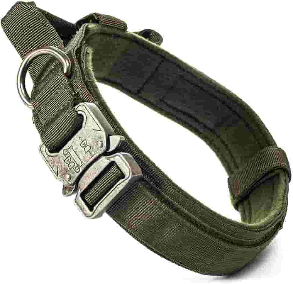 Coleira para Cachorro Grande e Forte MADOG Comander (M, VERDE)