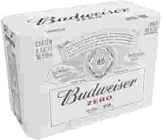 Pack Cerveja Budweiser Zero Álcool, 350ml, Lata - 8 unidades