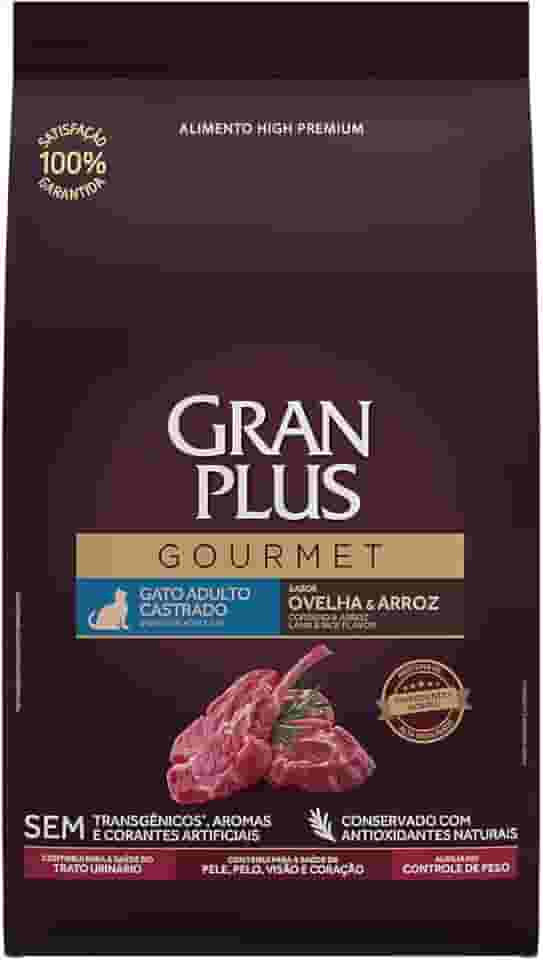 Gran Plus Ração Para Gatos Castrados Gourmet Ovelha 1Kg