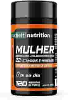 Multivitaminico Mulher 120 cápsulas polivitaminico Zuchetti nutrition vitamina az mulher