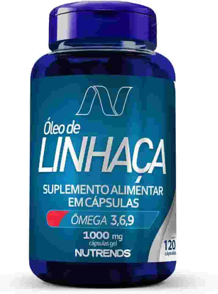 Nutrends Óleo De Linhaça 1000Mg 120 Cápsulas