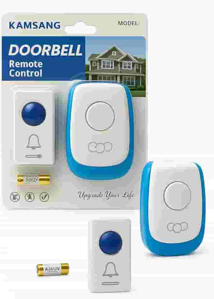 Campainha sem Fio Longo Alcance Bivolt Varios Toques Com pilha