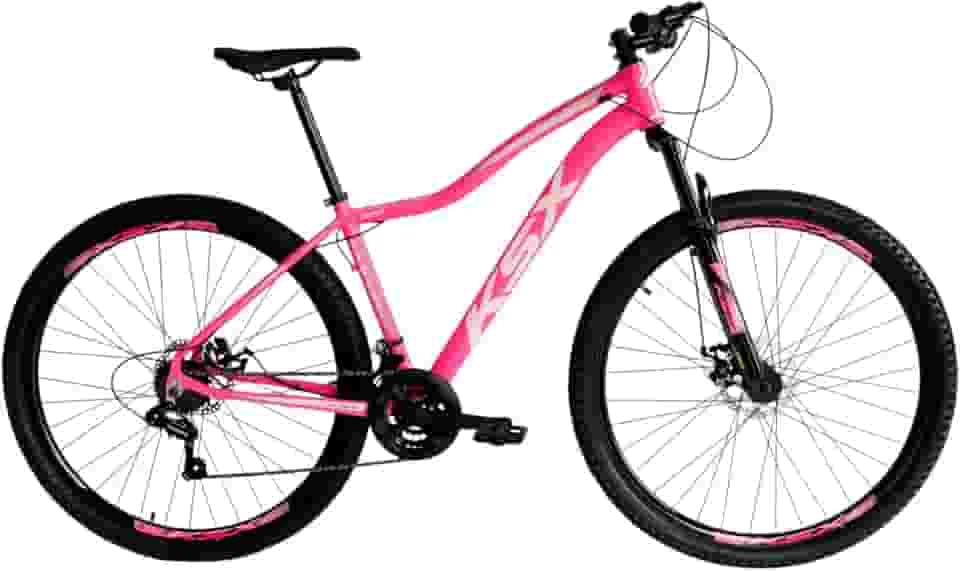 Bicicleta Bike Aro 29 MTB Aluminio KSX SD7 24V Câmbios Especiais Marchas Index Cabeamento Interno Feminina