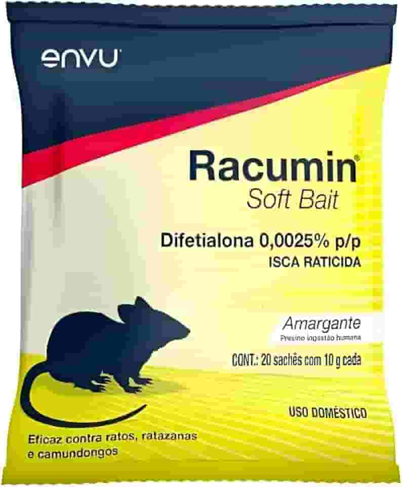 Racumin Soft Bait 200g Isca Fresca para Controle de Roedores