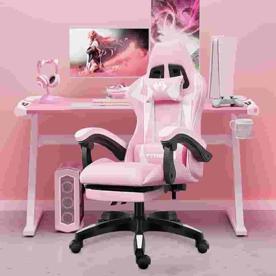 Cadeira Ergonomica Gamer (Rosa)