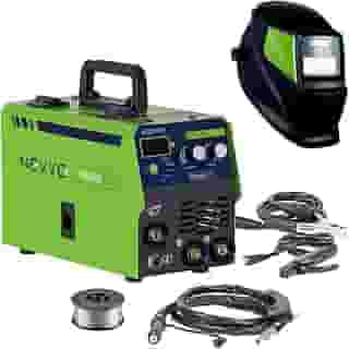 Máquina Inversora De Solda Fixmig1355 Bivolt 120a Mig S/Gás Mma Tig NEVVO + Máscara de Solda Com Escurecimento Automático MSN1200