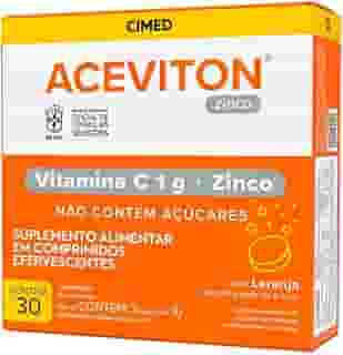 Aceviton Vitamina C e Zinco 30 Comprimidos Efervescentes