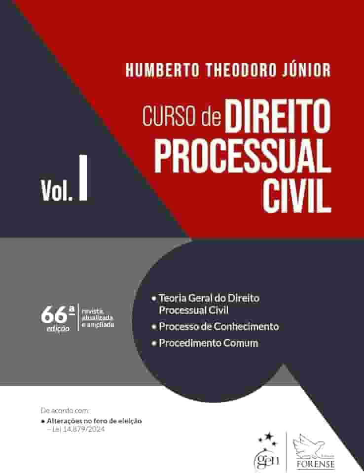 Curso de Direito Processual Civil Vol.1 - 66ª Edição 2025