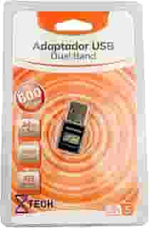 Receptor Wirelless adaptador Wifi Dual Band 2.4Ghz e 5.8Ghz 600mbps com Anatel 8XTECH