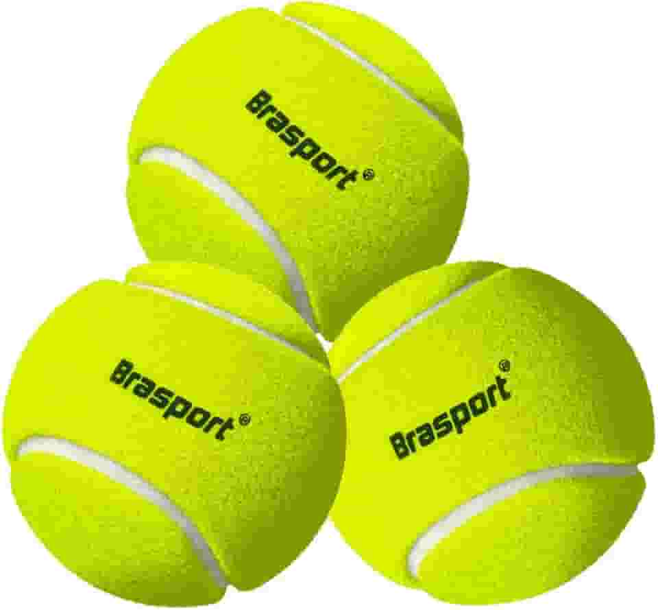 Kit 3 Bolinha de Tênis Verde 3 Unidades Para Treinamento Beach Tennis