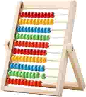 JunZheHub Ábaco de Madeira, Brinquedos de Aprendizagem de Matemática, ábaco de Números para Crianças, ábaco para Viagem Pré-escolar