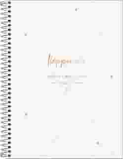 Tilibra - Caderno Espiral Capa Dura Universitário 10 Matérias Soho 160 Folhas - Listras Rosa e Lilás Happiness
