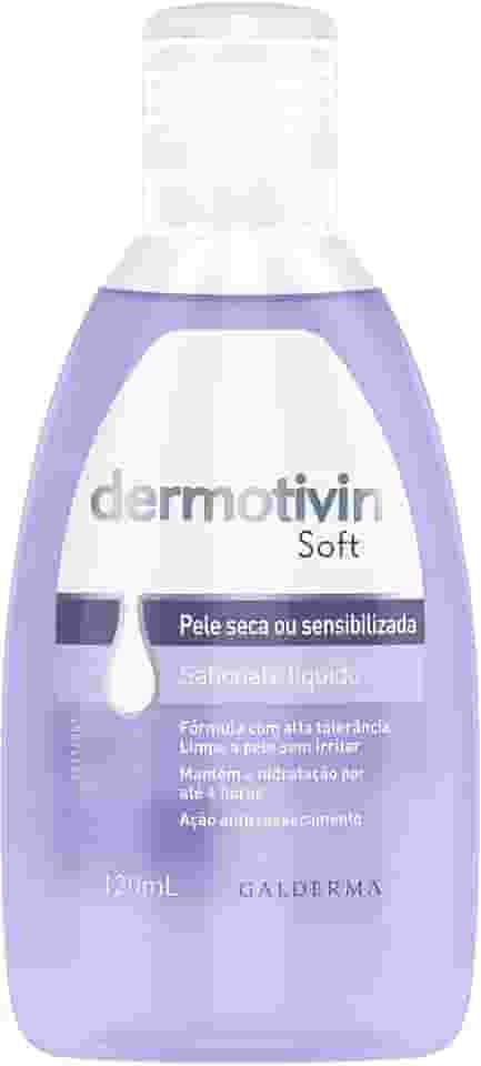 Dermotivin Sabonete Líquido Facial Pele Seca Ou Sensibilizada Soft 120ml