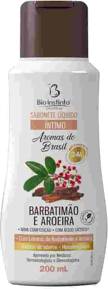 Sabonete Líquido Íntimo Barbatimão e Aroeira 200ml Bio Instinto