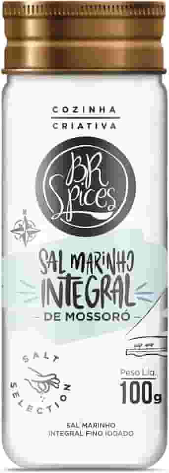 Br Spices, Sal Marinho Integral Mossoro - Vidro 100g