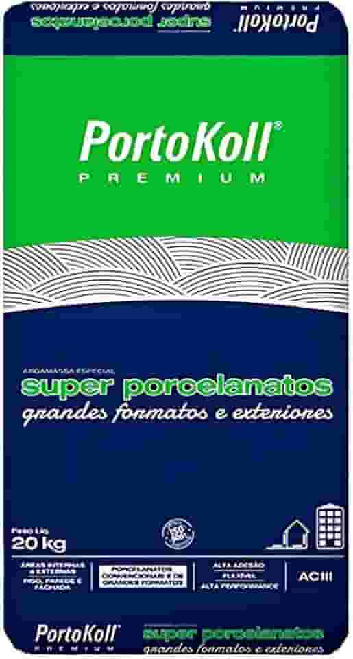 Argamassa Aciii Portokoll Super Porcelanatos Cinza 20kg