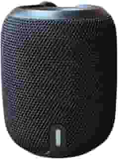 LINDA PRATICA E POTENTE Caixa Som Bluetooth Portátil com LED RGB, Função TWS, Áudio 85 dB, Resistente à Água/Poeira (IPX6), Bateria Durável, Leve á Praia, Piscina ou Campo (Preto)