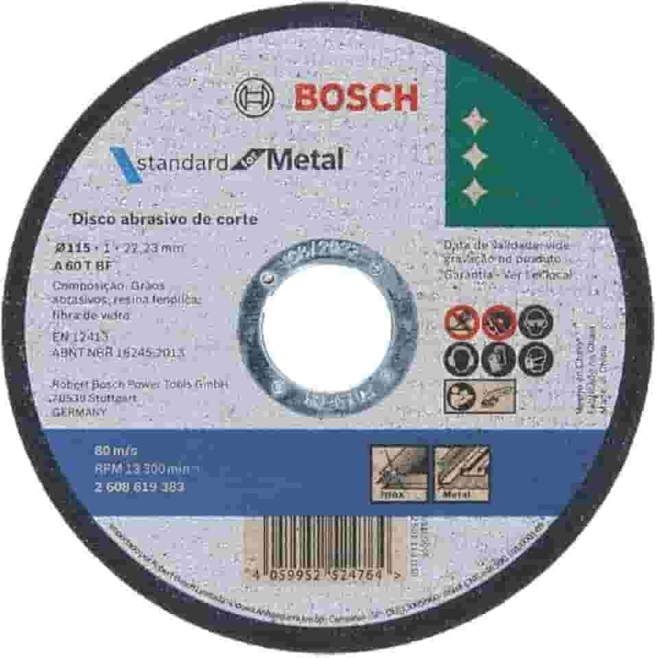 Bosch Disco de Corte Standard for Metal 115x1mm Reto