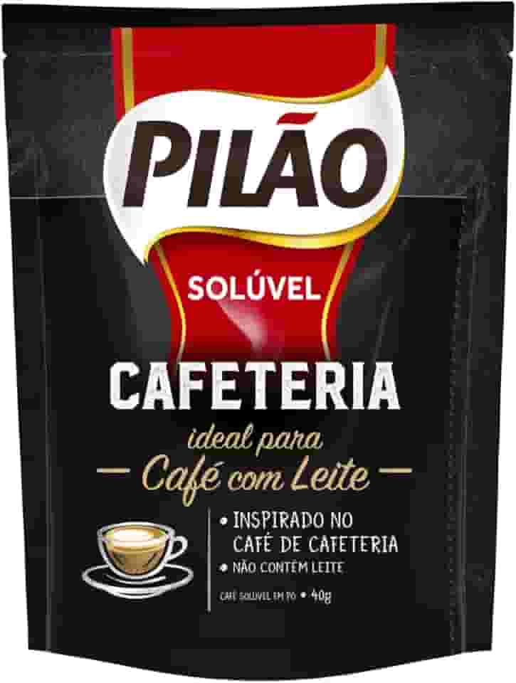 Café Solúvel em Pó Pilão Cafeteria Sachê 40g