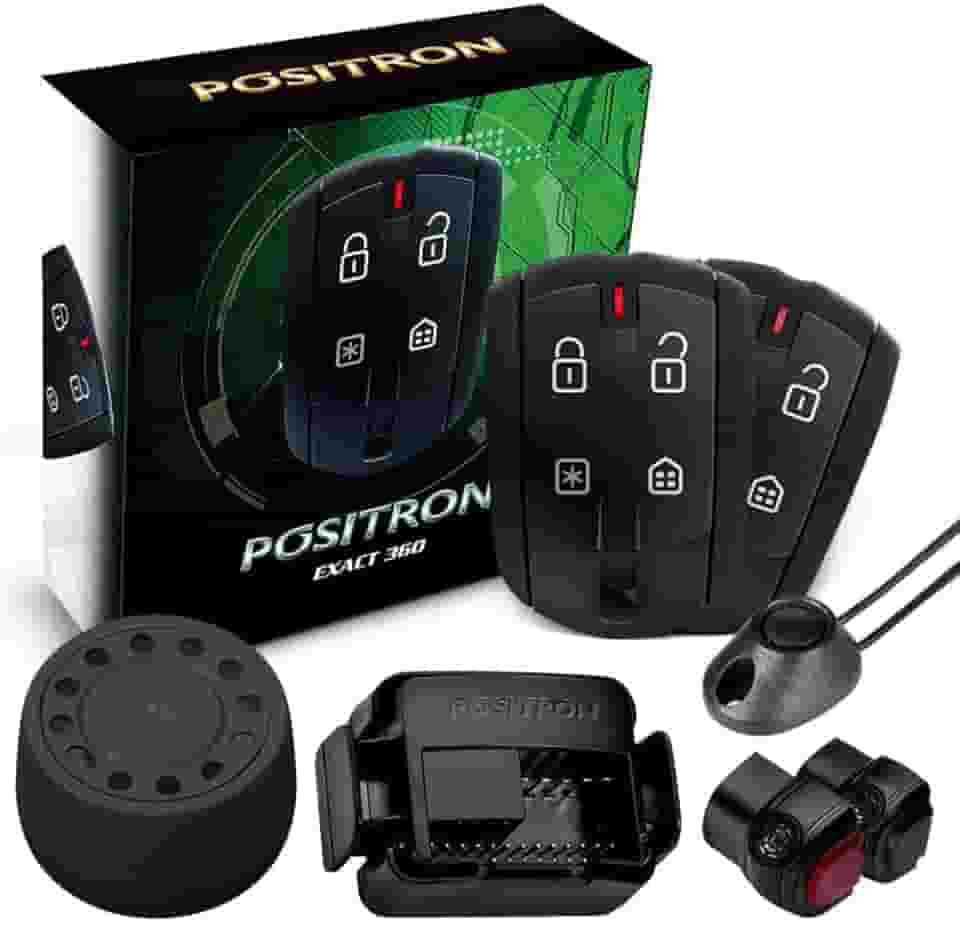 Alarme com Chave Canivete Universal Positron Exact EX360 Sistema Anticlonagem Positron - 93226