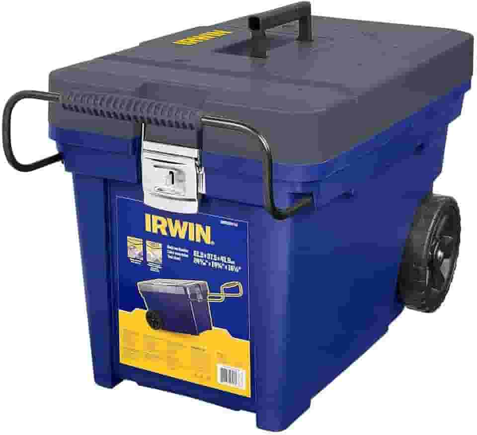 IRWIN Caixa Organizadora Contractor com Rodas IWST33027 Capacidade de 35kgs