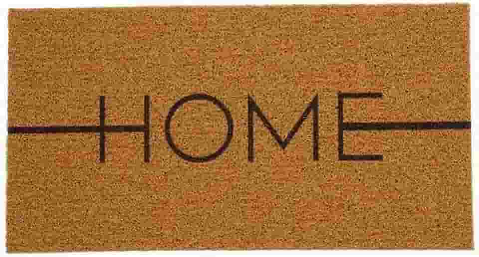 Capacho de Vinil Kapazi Home Bege 40x75cm – Tapete Para Entrada Antiderrapante