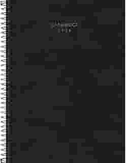 Planner, 2026, Visão SEMANAL, Cambridge Executivo, Espiral,Grande Dimensões 20 x 27,5 cm, Capa Preta, Com Bolsa Plástica interna, Marcação Horário Entre 7 e 22 Horas, Possui 80 folhas
