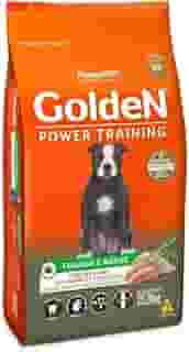 Ração Golden Power Training para Cães Adultos Sabor Frango e Arroz, 15kg Premier Pet Para Todas Grande Adulto,