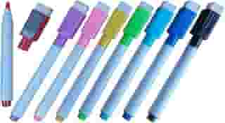 8 Canetas Coloridas para Quadro Branco com Apagador e Imã Cor:Colorido
