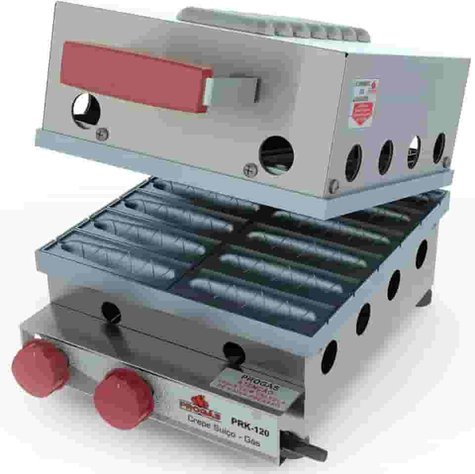 Crepeira A Gás Máquina Para 12 Crepes Suiços Em 5 Minutos