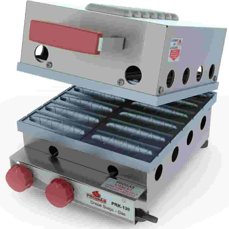 Crepeira A Gás Máquina Para 12 Crepes Suiços Em 5 Minutos