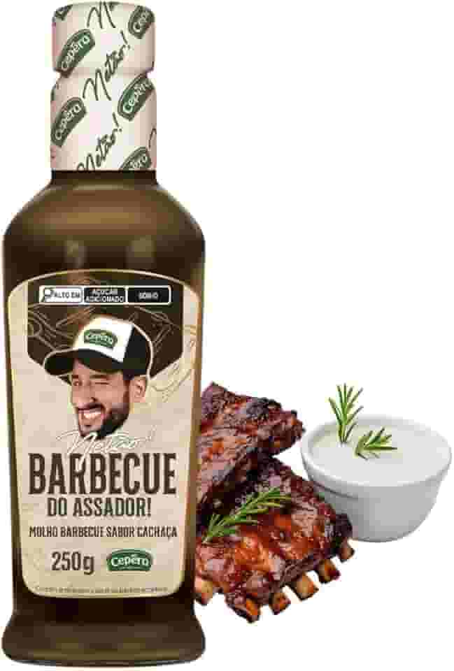 Molho do Assador Cepêra Barbecue com Cachaça – Ideal para Carnes, Frango e Costelas