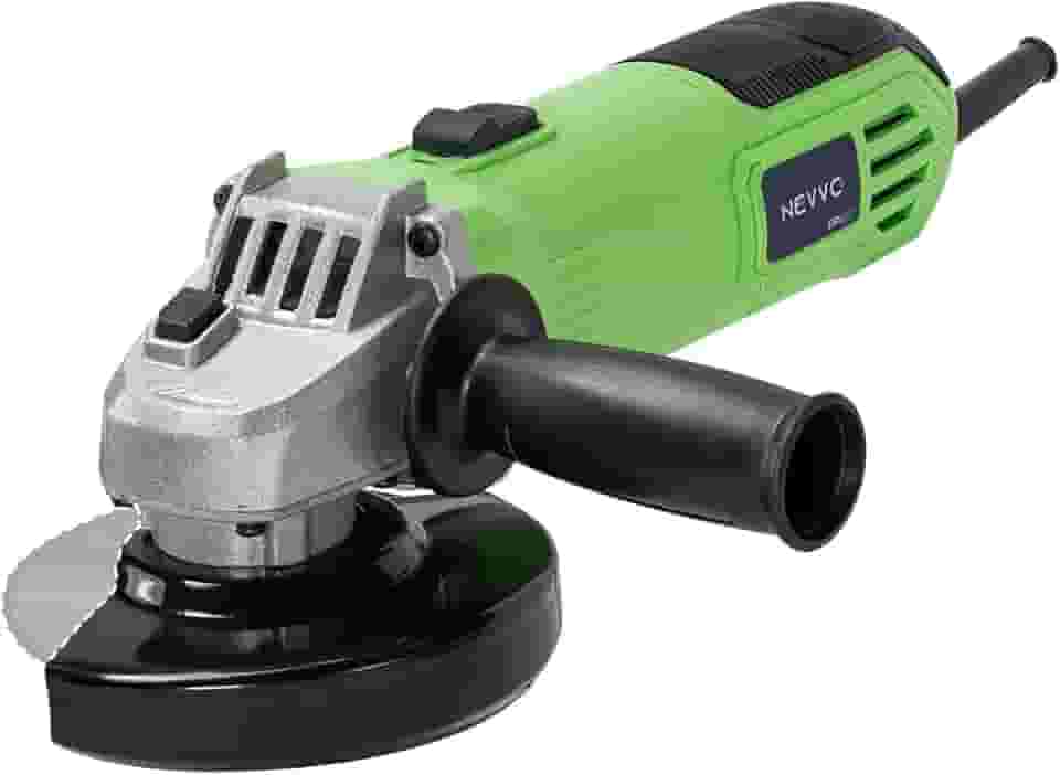 Esmerilhadeira Lixadeira Angular ESN500 500W 4.1/2'' 115mm 11000 RPM Com Empunhadeira Protetor Ajustável E Sistema De Ventilação Para Cortes E Desbastes 220V NEVVO