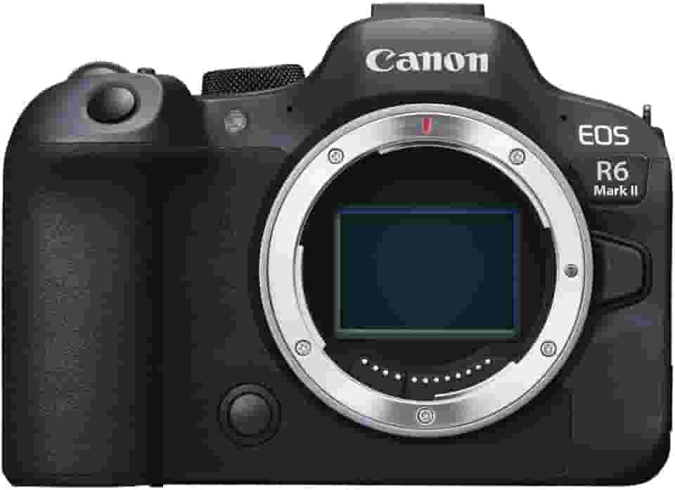 Canon Câmera mirrorless EOS R6 Mark II (apenas corpo), câmera full-frame, sensor CMOS de 24,2 megapixels, recursos de foto e vídeo, preto