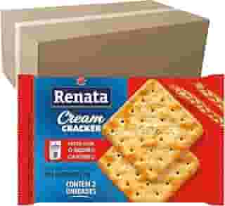 Biscoito Cream Cracker Renata Caixa Com 180 Sachês
