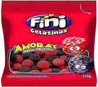 Balas De Gelatina Amoras Fini 250G
