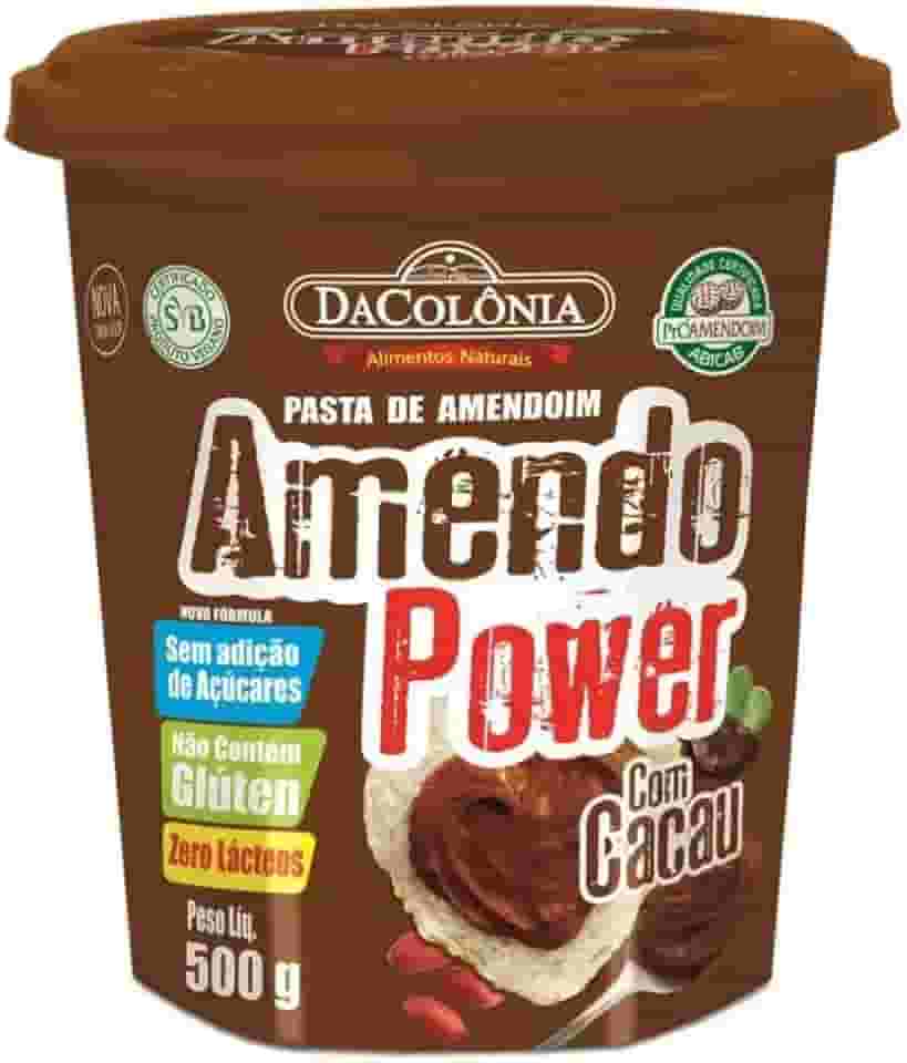 DaColônia Amendopower Pasta De Amendoim Com Cacau Zero 500G