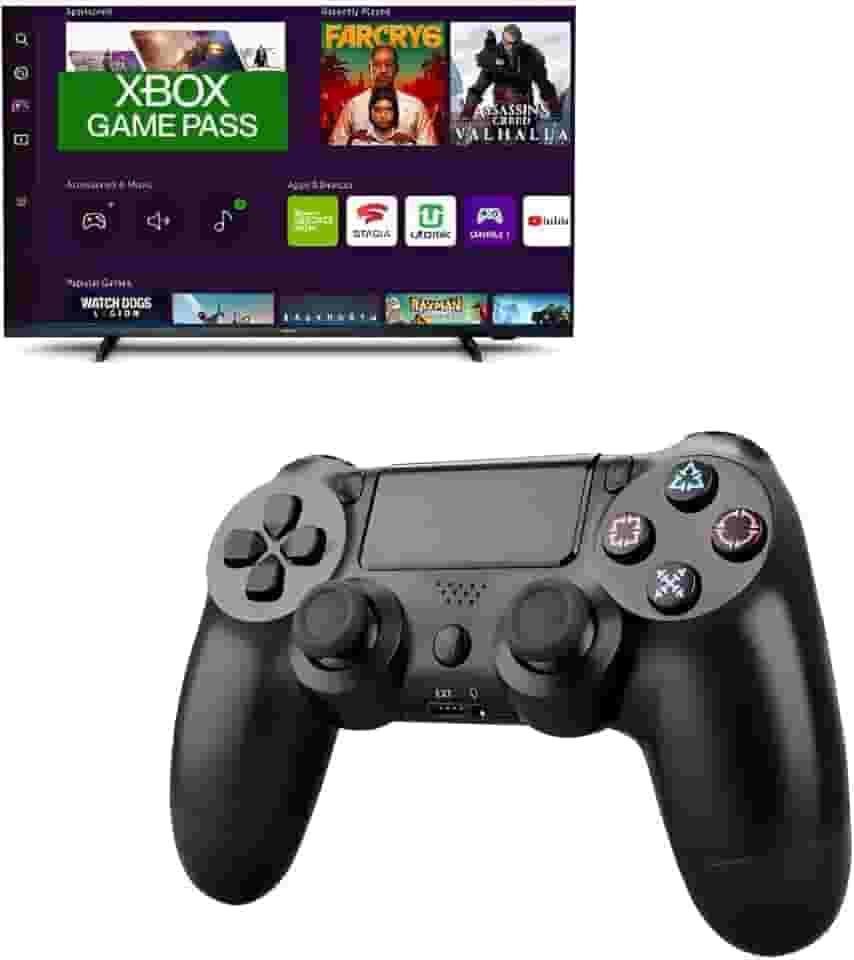 Controle Bluetooth para Xbox Game Pass, Compatível com TV Gaming Hub, Wireless Controller, Preto, Conexão Sem Fio, Jogos em Nuvem