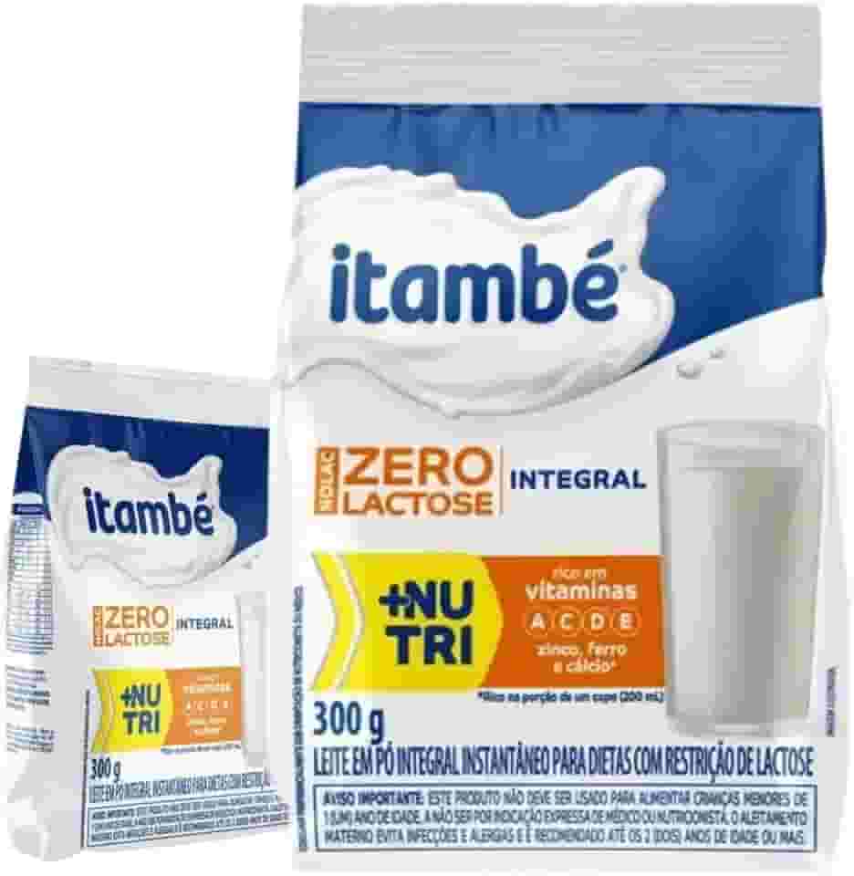 2 Unid -Leite Pó Instantâneo Integral Zero Lactose Itambé - 300g