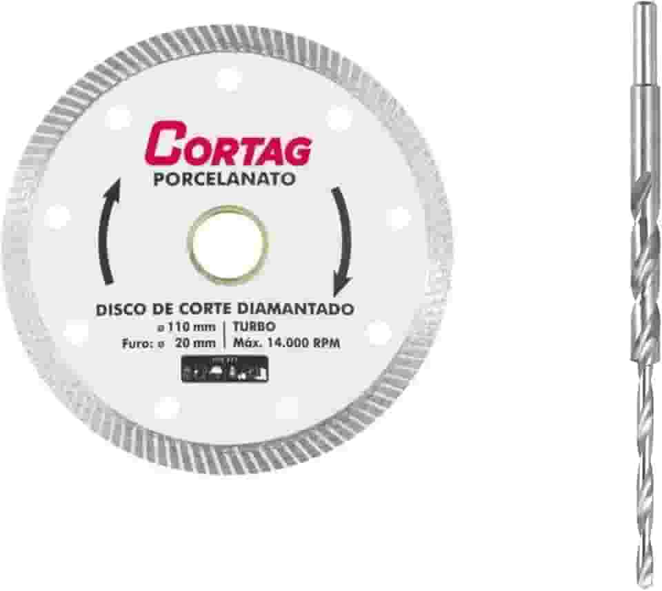 Disco Diamantado Porcelanato Cortag Branco