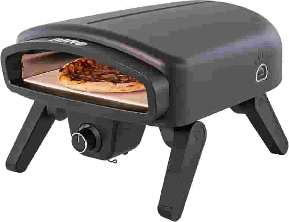 Forno de Pizza Nino a Gás com Pedra Refratária Quadrada e Termômetro Integrado CFBM PO-355 S G