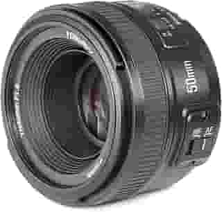 YONGNUO Lente padrão YN50mm F1.8N Prime, foco manual automático de grande abertura AF MF para câmeras Nikon DSLR