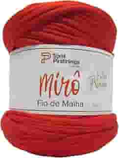 Fio De Malha, Piratininga, Vermelho, Mirô Premium, Rolo de 140 Metros