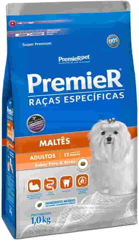 Ração Premier Raças Específicas Maltês Para Cães Adultos - 1Kg Premier Pet Adulto