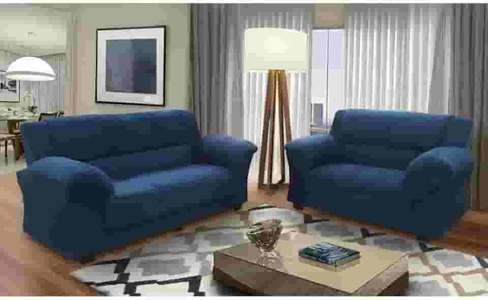 Conjunto de Sofá Parana Paris 3x2 lugares 3816