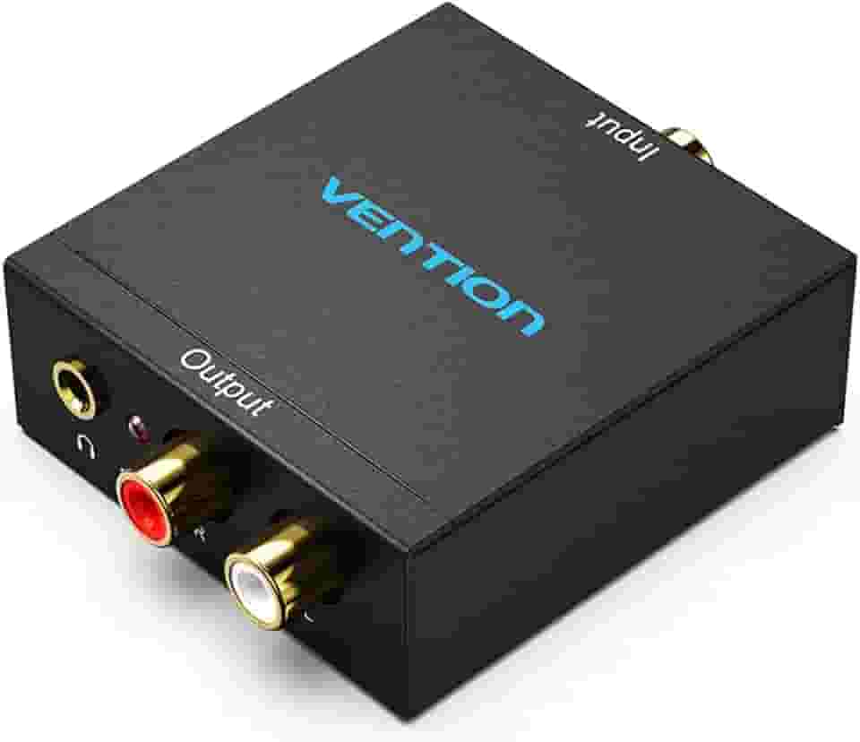 Conversor Audio Digital Para Analogico P2 RCA Som Vention