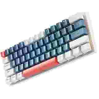 Machenike K500-B61 Mini Teclado Mecânico Formato 60% com Fio, Teclas Removíveis, Retroiluminação RGB, 61 Teclas para Jogos.