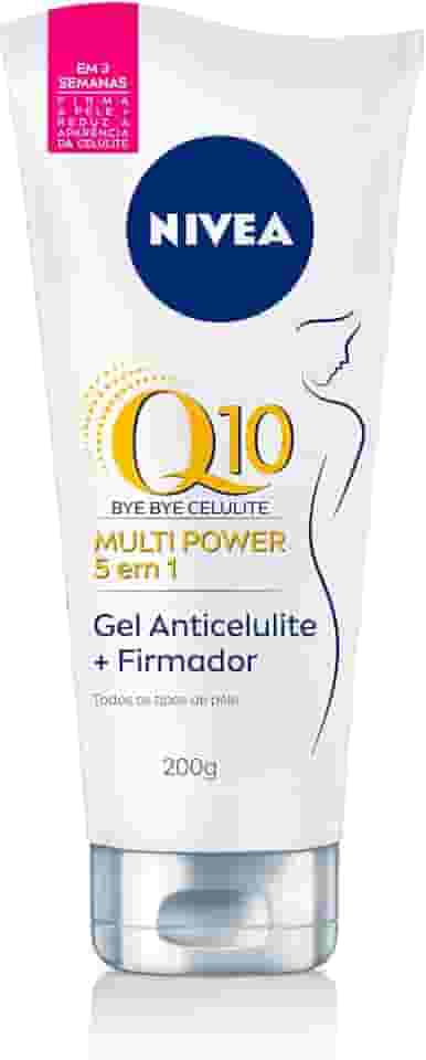 NIVEA Gel Corporal Firmador Bye Bye Celulite 200g - Com textura em gel que não precisa de massagem, reduz furinhos, celulites e melhora a flacidez da pele em 3 semanas, estimulando a renovação celular