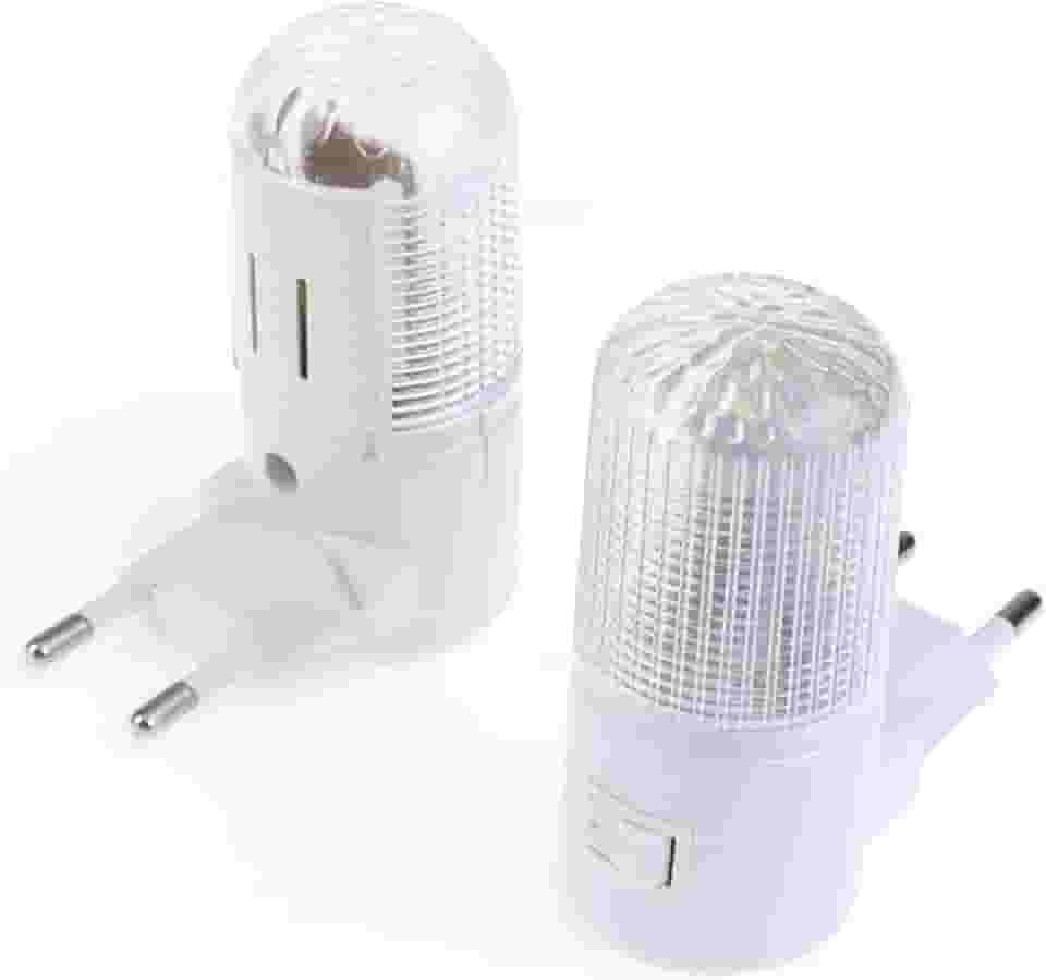 Abajur LED Mini Noturno Bivolt para Quarto Infantil: Luminária de Tomada em Acrílico - Luz Suave e Confortável para Bebês e Crianças - NEXUS MARKET (2)